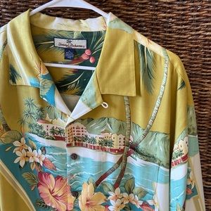 Tommy Bahama 100% silk shirt